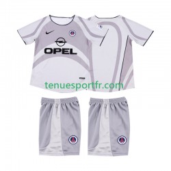 Kit Enfant Maillot Retro Extérieur AC Milan 2001 2002 à Manches Courtes