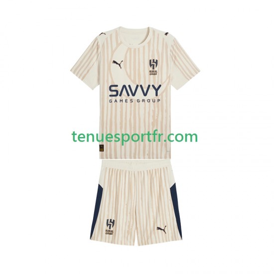 Kit Enfant Maillot Extérieur Al Hilal CWC 2025-2026 à Manches Courtes
