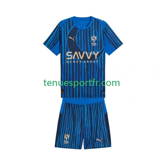 Kit Enfant Maillot Domicile Al Hilal CWC 2025-2026 à Manches Courtes