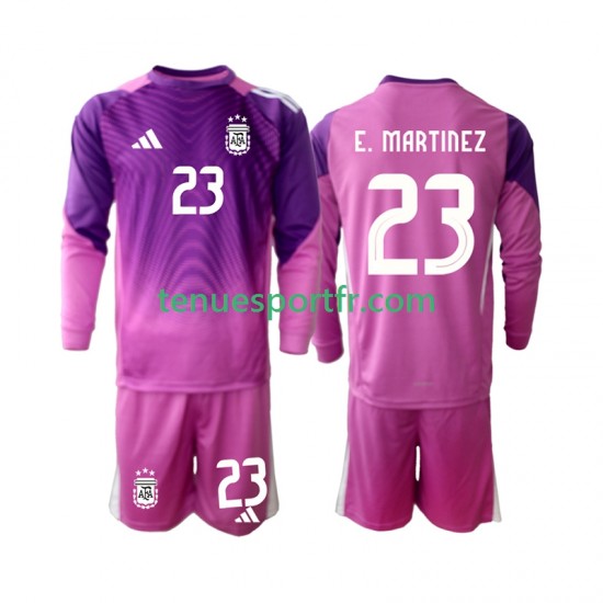 Kit Enfant Maillot Domicile Argentine Gardien Emiliano Martinez 23 2025 à Manches Longues