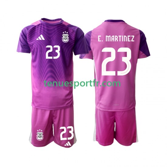 Kit Enfant Maillot Domicile Argentine Gardien Emiliano Martinez 23 2025 à Manches Courtes