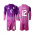 Kit Enfant Maillot Domicile Argentine Gardien Geronimo Rulli 12 2025 à Manches Longues