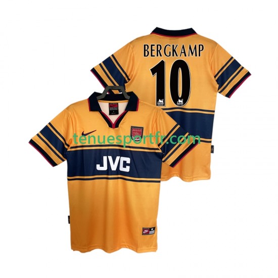 Homme Maillot Retro Extérieur Arsenal BERGKAMP10 1997 1999 à Manches Courtes