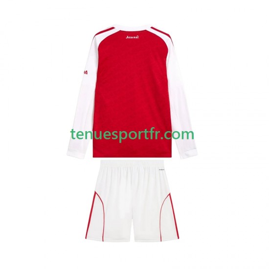 Kit Enfant Maillot Domicile Arsenal 2025-2026 à Manches Longues