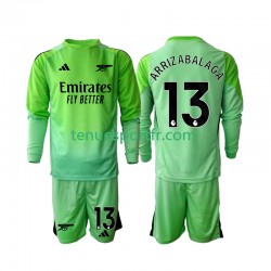 Kit Enfant Maillot Extérieur Arsenal Gardien Kepa Arrizabalaga 13 2025-2026 à Manches Longues