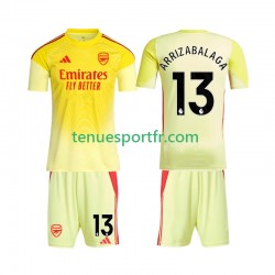Kit Enfant Maillot Domicile Arsenal Gardien Kepa Arrizabalaga 13 2025-2026 à Manches Courtes