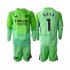 Kit Enfant Maillot Extérieur Arsenal Gardien Raya 1 2025-2026 à Manches Longues