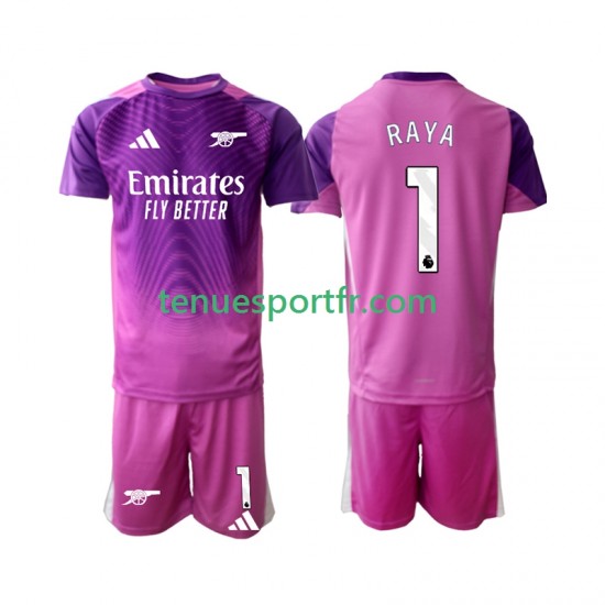 Kit Enfant Maillot Troisième Arsenal Gardien Raya 1 2025-2026 à Manches Courtes