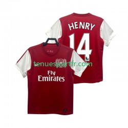 Homme Maillot Retro Domicile Arsenal HENRY 14 2011 2012 à Manches Courtes