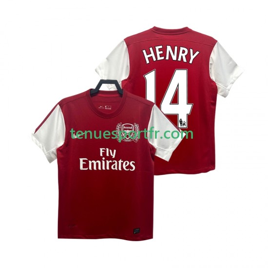 Homme Maillot Retro Domicile Arsenal HENRY 14 2011 2012 à Manches Courtes