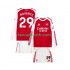 Kit Enfant Maillot Domicile Arsenal Kai Havertz 29 2025-2026 à Manches Longues