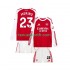 Kit Enfant Maillot Domicile Arsenal Merino 23 2025-2026 à Manches Longues