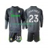 Kit Enfant Maillot Domicile Aston Villa Gardien Emiliano Martinez 23 2025-2026 à Manches Longues