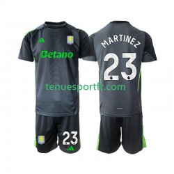 Kit Enfant Maillot Domicile Aston Villa Gardien Emiliano Martinez 23 2025-2026 à Manches Courtes