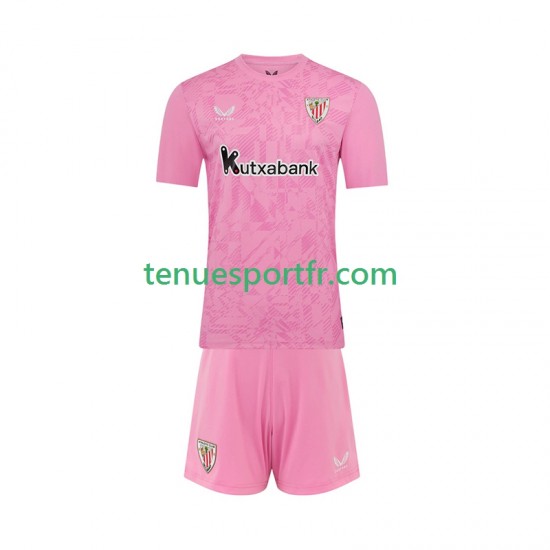 Kit Enfant Maillot Extérieur Athletic Bilbao Gardien 2025-2026 à Manches Courtes