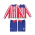 Kit Enfant Maillot Retro Domicile Atlético Madrid 2004 2005 à Manches Longues