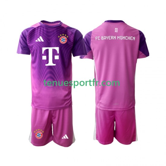 Kit Enfant Maillot Quatrième Bayern Munich Gardien 2025-2026 à Manches Courtes