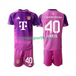 Kit Enfant Maillot Quatrième Bayern Munich Gardien Jonas Urbig 40 2025-2026 à Manches Courtes