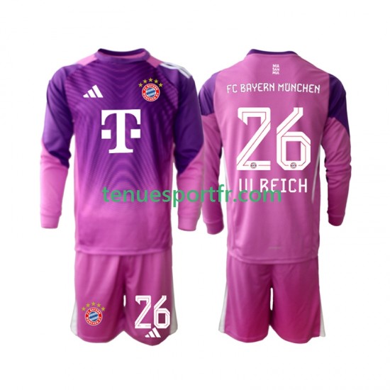 Kit Enfant Maillot Quatrième Bayern Munich Gardien Sven Ulreich 26 2025-2026 à Manches Longues