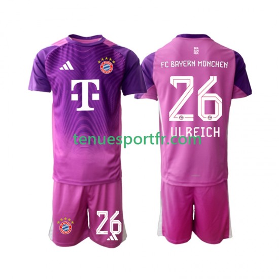 Kit Enfant Maillot Quatrième Bayern Munich Gardien Sven Ulreich 26 2025-2026 à Manches Courtes