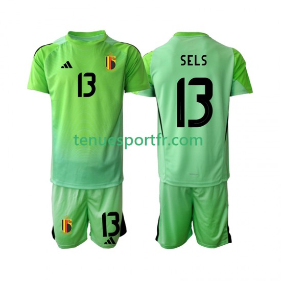 Kit Enfant Maillot Domicile Belgique Gardien Matz Sels 13 2025 à Manches Courtes