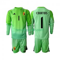 Kit Enfant Maillot Domicile Belgique Gardien Thibaut Courtoi 1 2025 à Manches Longues