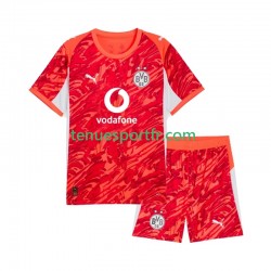 Kit Enfant Maillot Extérieur Borussia Dortmund Gardien 2025-2026 à Manches Courtes