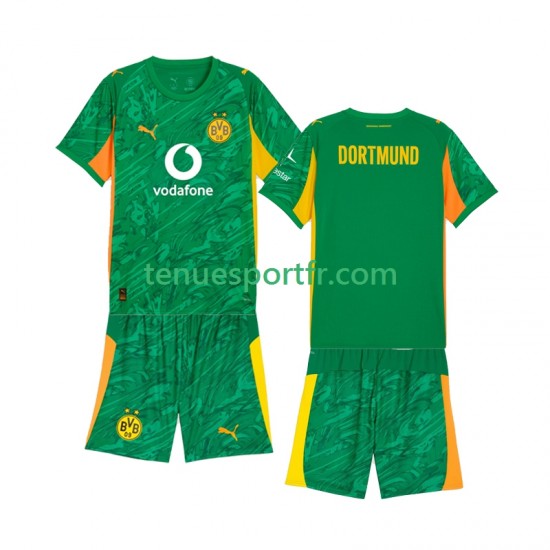Kit Enfant Maillot Domicile Borussia Dortmund Gardien 2025-2026 à Manches Courtes