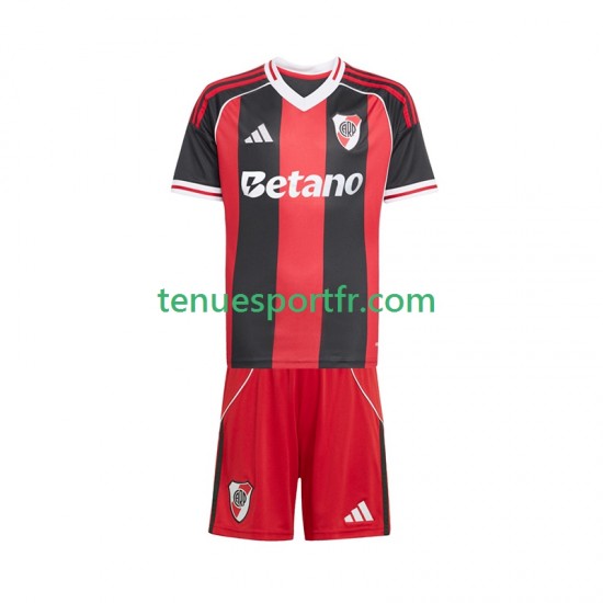 Kit Enfant Maillot Extérieur CA River Plate 2025-2026 à Manches Courtes