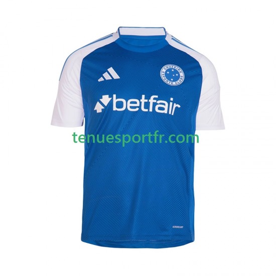 Homme Maillot Domicile Cruzeiro 2025-2026 à Manches Courtes