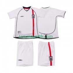 Kit Enfant Maillot Retro Domicile Angleterre 2002 à Manches Courtes