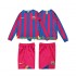 Kit Enfant Maillot Retro Domicile FC Barcelone 2005 2006 à Manches Longues