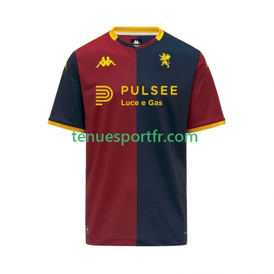 Homme Maillot Domicile Genoa 2025-2026 à Manches Courtes