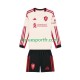 Kit Enfant Maillot Extérieur Liverpool 2025-2026 à Manches Longues