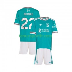 Kit Enfant Maillot Troisième Liverpool Hugo Ekitike 22 2025-2026 à Manches Courtes