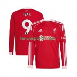 Homme Maillot Domicile Liverpool ISAK 9 2025-2026 à Manches Longues
