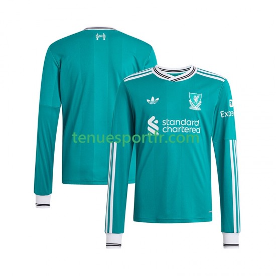 Homme Maillot Troisième Liverpool 2025-2026 à Manches Longues