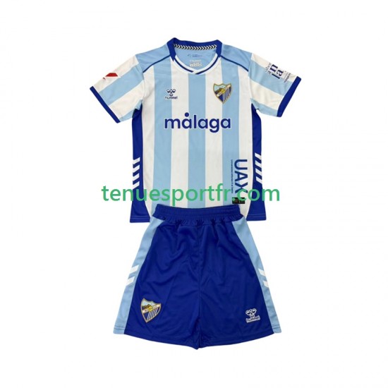 Kit Enfant Maillot Domicile Málaga CF 2025-2026 à Manches Courtes