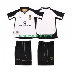 Kit Enfant Maillot Extérieur Manchester United Anniversary 2001 2002 à Manches Courtes
