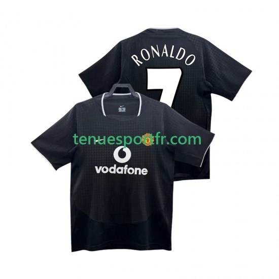 Homme Maillot Retro Extérieur Manchester United RONALDO 7 2002 2004 à Manches Courtes