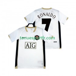 Homme Maillot Retro Extérieur Manchester United RONALDO 7 2006-2007 à Manches Courtes