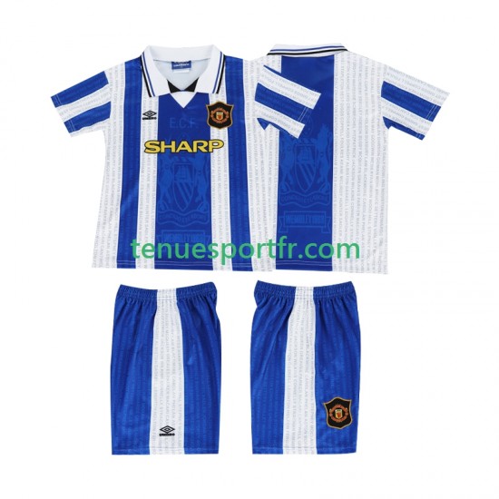 Kit Enfant Maillot Retro Troisième Manchester United 1994 1996 à Manches Courtes