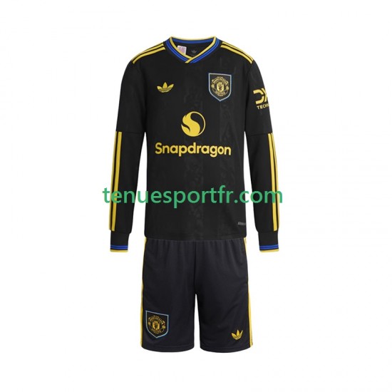 Kit Enfant Maillot Troisième Manchester United 2025-2026 à Manches Longues