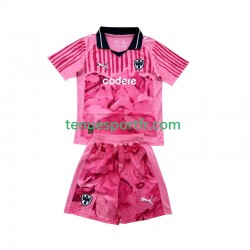 Kit Enfant Maillot Domicile Gardien Monterrey FIFA CWC 2025 à Manches Courtes