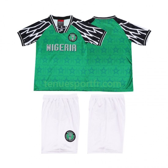Kit Enfant Maillot Retro Domicile Nigeria 1995 à Manches Courtes