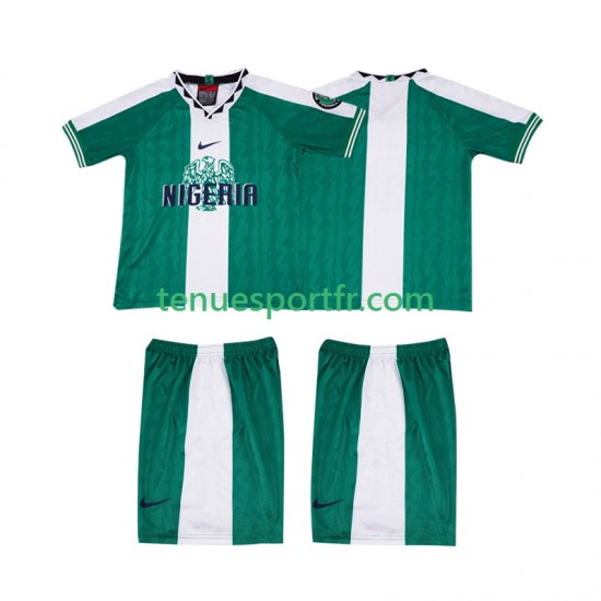 Kit Enfant Maillot Retro Domicile Nigeria 1996 à Manches Courtes