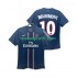 Homme Maillot Retro Domicile Paris Saint-Germain IBRAHIMOVIC 10 2012 2013 à Manches Courtes