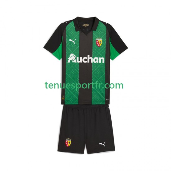 Kit Enfant Maillot Extérieur RC Lens 2025-2026 à Manches Courtes