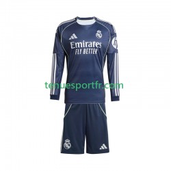 Kit Enfant Maillot Extérieur Real Madrid 2025-2026 à Manches Longues