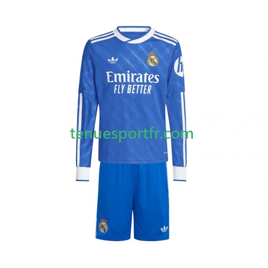 Kit Enfant Maillot Troisième Real Madrid 2025-2026 à Manches Longues